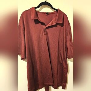 Mens 2x Maroon Polo